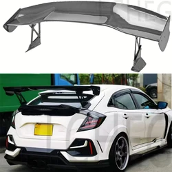 For 2016-2021 Honda Civic FK4 FK7 FK8 TypR 5 Door Hatchback High Quality Real Carbon Fiber Car Rear Wing Trunk Lip Spoiler
