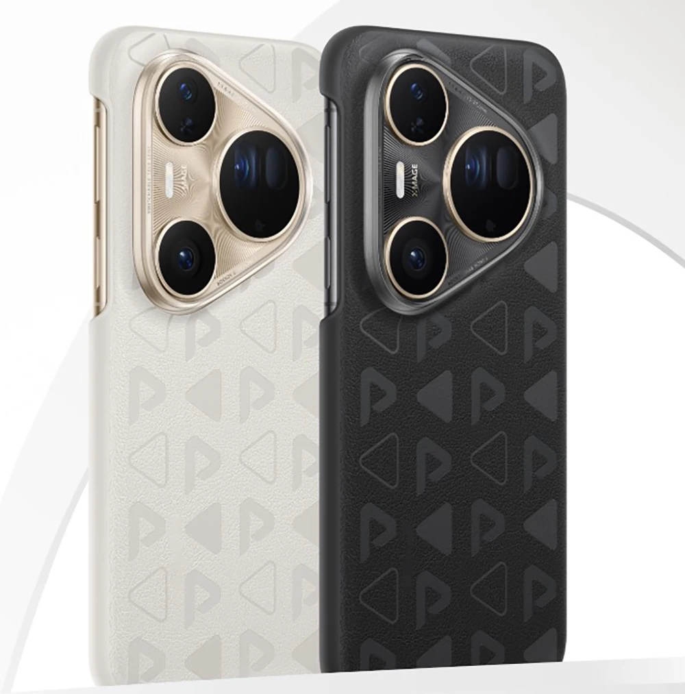 

Официальный оригинальный чехол для телефона HUAWEI Pura 80 Pro Pura 80 Pro + простой кожаный чехол с принтом для Huawei Pura 80Ultra, чехол для телефона