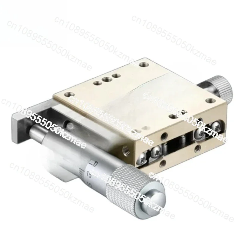 المرحلة الخطية اليدوية من سلسلة LBX |   طاولة منزلق من الفولاذ المقاوم للصدأ دقيقة بمحور X-Y مقاس 25-60 مم