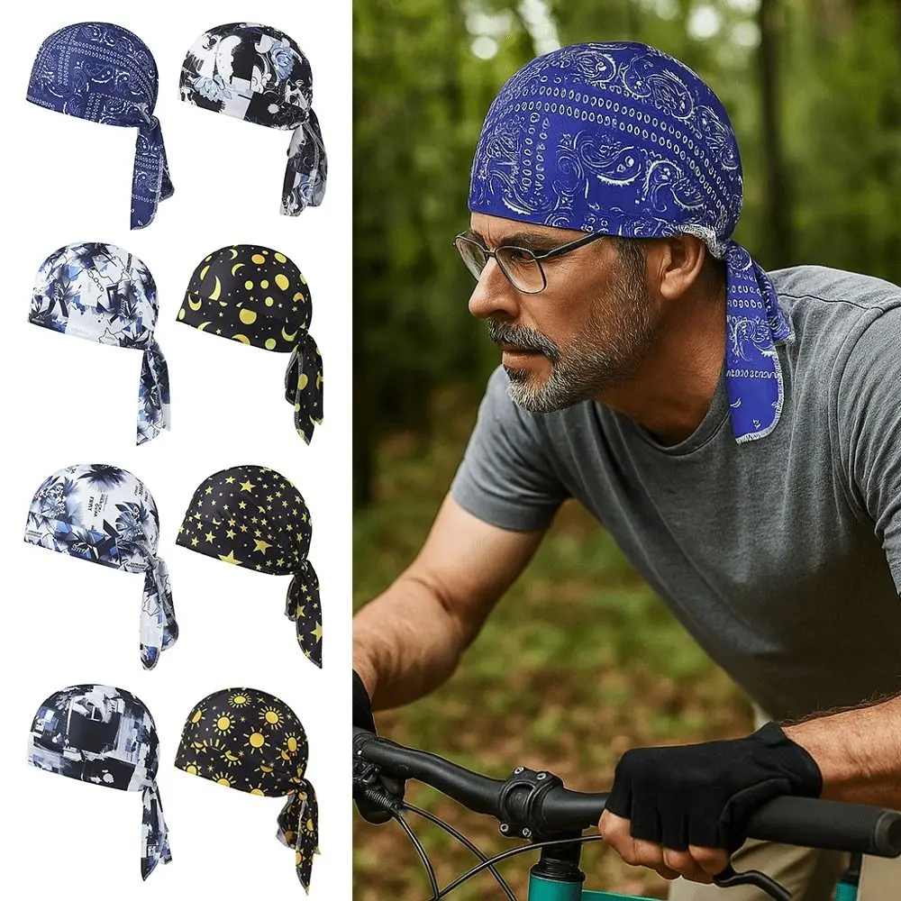 Multi-Functional Breathable Cycling Headband Lightweight Quick Dry Cycling Cap UV Protection Sun Protection Cap Outdoor Sports