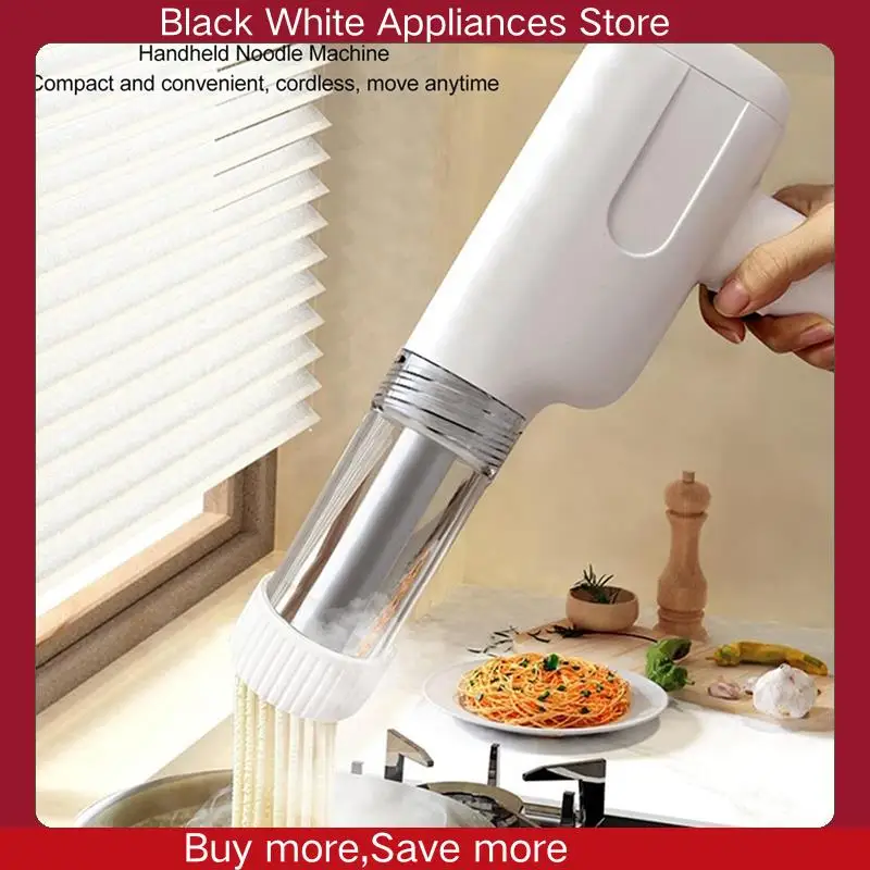 

Handheld Electric Pasta Maker Electric Noodle Maker High Efficiency Handheld Press Pasta Machine With 6 Molds For Home-CLIM