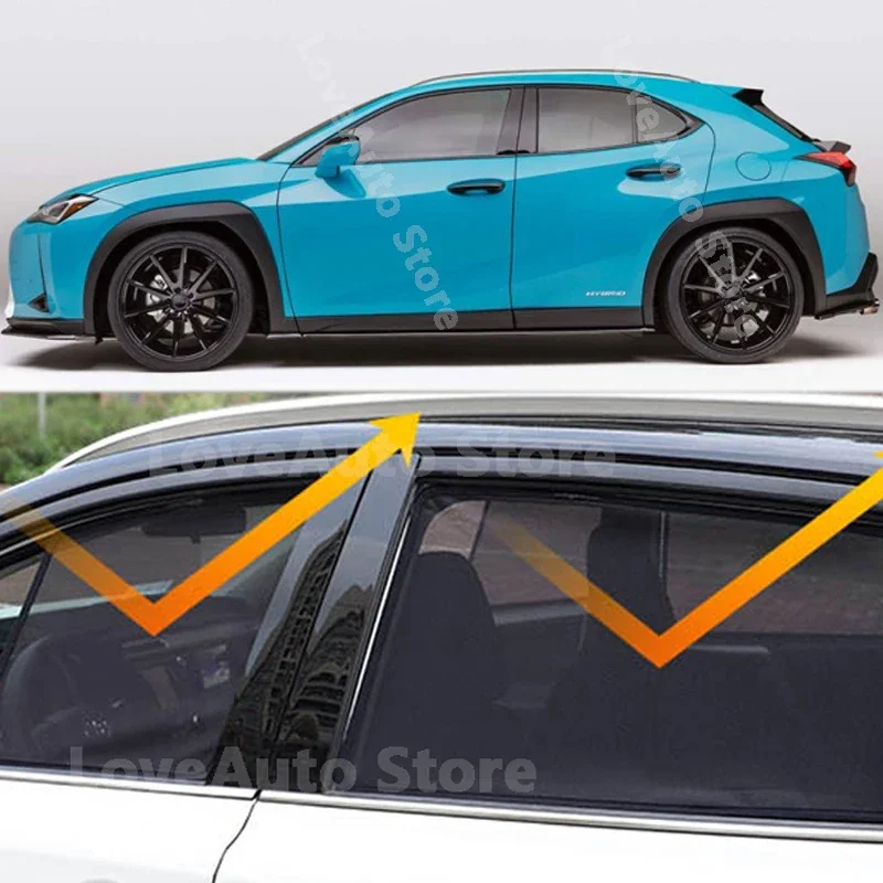 

For Lexus UX UX200 UX250H ZA10 2019 2020 2021 Car Magnet Sunshade Protection Back Front Rear Window Visor Protector Accessories