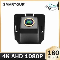 SMARTOUR 4K 180° HD 1080P Vehicle Rear View Camera For Mitsubishi Outlander XL Citroen C-Crosser Peugeot 4007 Night Vision AHD