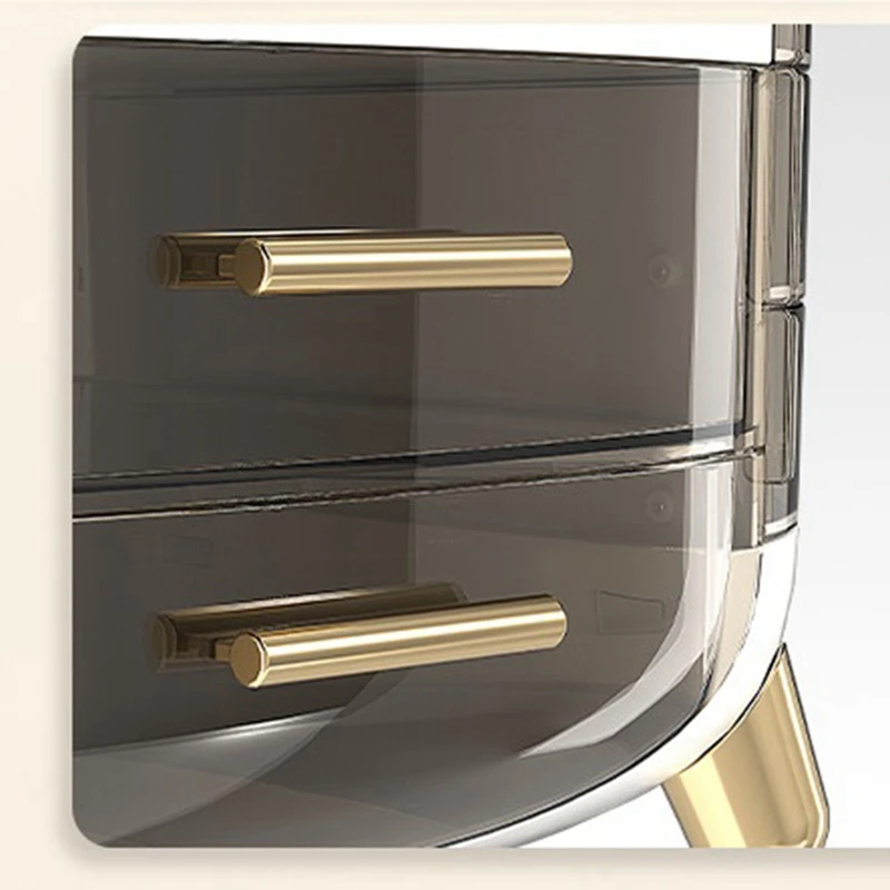 ABWR-กล่องเก็บเครื่องสําอางป้องกันฝุ่นเดสก์ท็อปโต๊ะเครื่องแป้งลิปสติกFinishingตู้Skin Careชั้นวางผลิตภัณฑ์