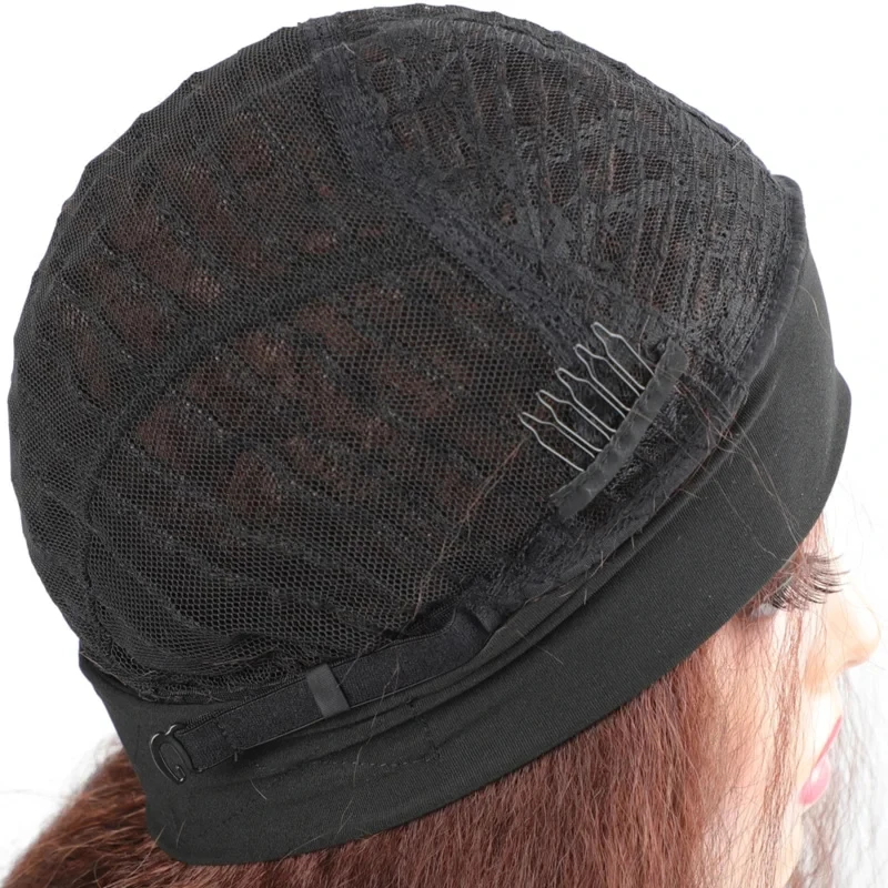 2026 Synthetic Long Kinky Straight Headband Wig For Black Women Afro Synthetic Hair Cosplay Wigs Headband Wig Blonde Black P2C3N view 6