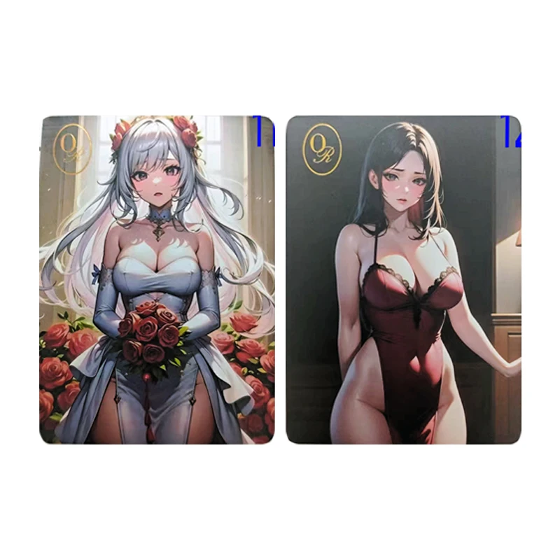 Japanese anime Goddess Story OR Zodiac signs Shenhe Eula Hu Tao Collectible cards Christmas birthday gifts Children's toys
