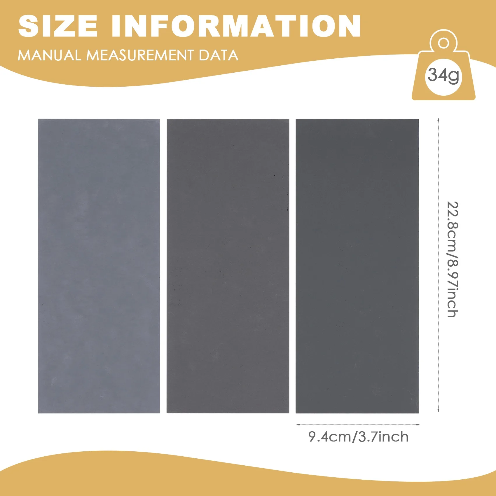 ABYN-9 szt. 3000 5000 7000 Papier Ścierny o Dużej Ziarnistości do Szlifowania na Mokro i Sucho, Zestaw Papierów Ściernych do Płaszczyzn Gipsowo-Kartonowych 9 x 3,6 cala do Lakieru Samochodowego i Karoserii