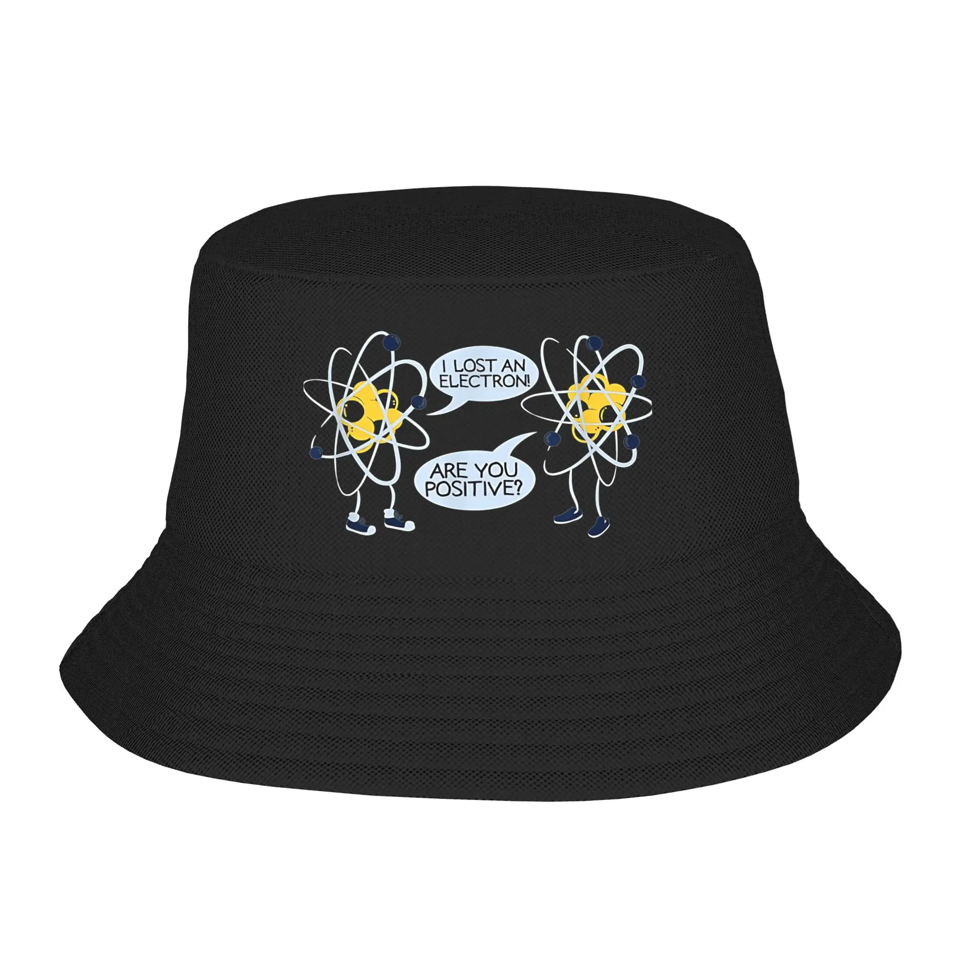 I Lost An Electron. Are You Positive Chemistry Joke Bucket Hat Summer Science Graphic Physics Lovers Trendy Caps Sunscreen Hats