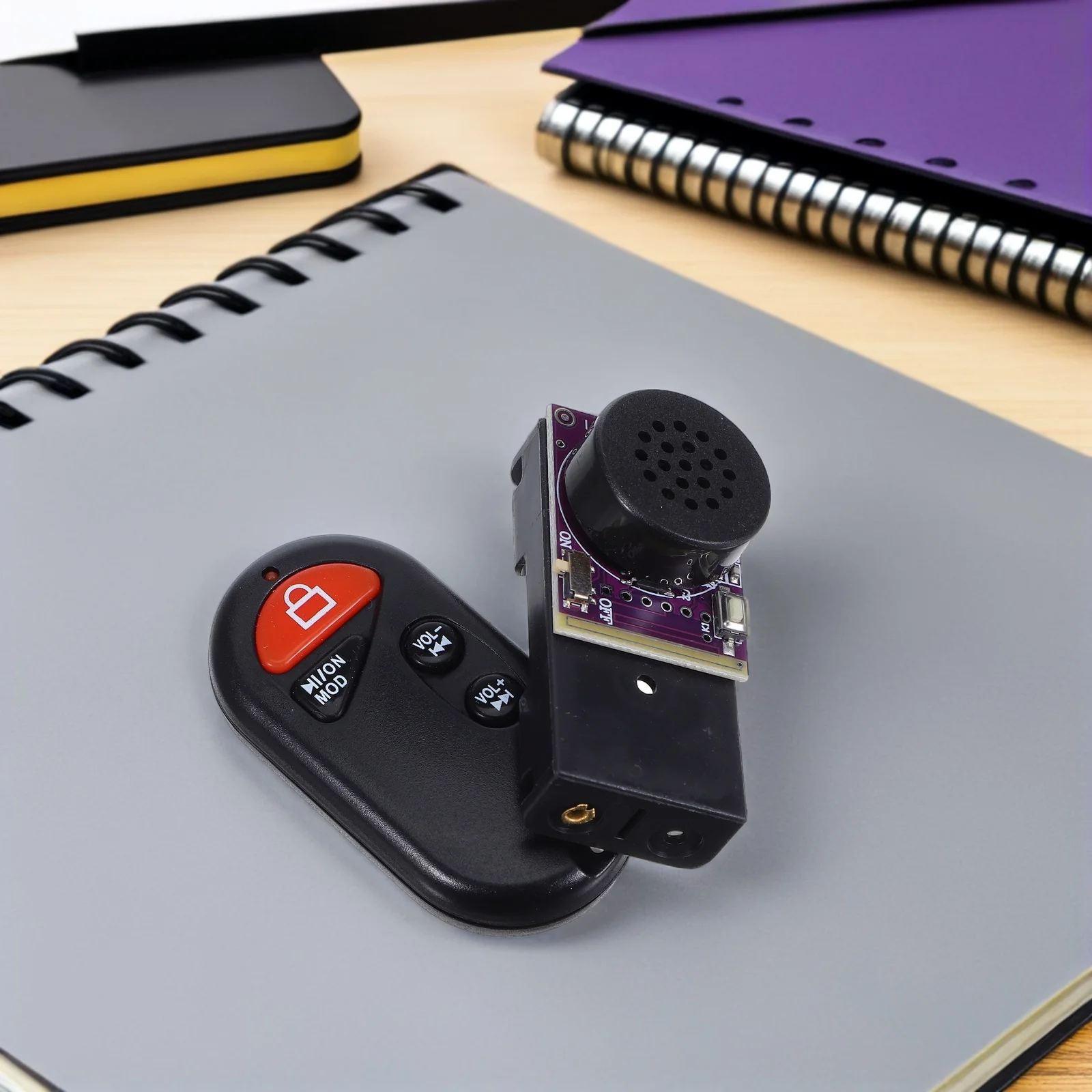 

1 Set Cricket Noise Maker Prank With Remote Controlled Timer Hidden Sound Chirping Noise Device For Prank Party Prop Accessories