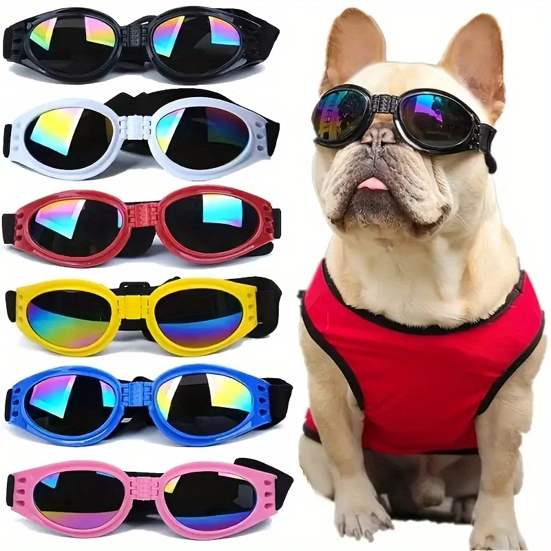1pc of Collapsible Dog Glasses with Adjustable Shoulder Straps for Small and Medium-Sized Dogs Creating A Stylish Appearance
