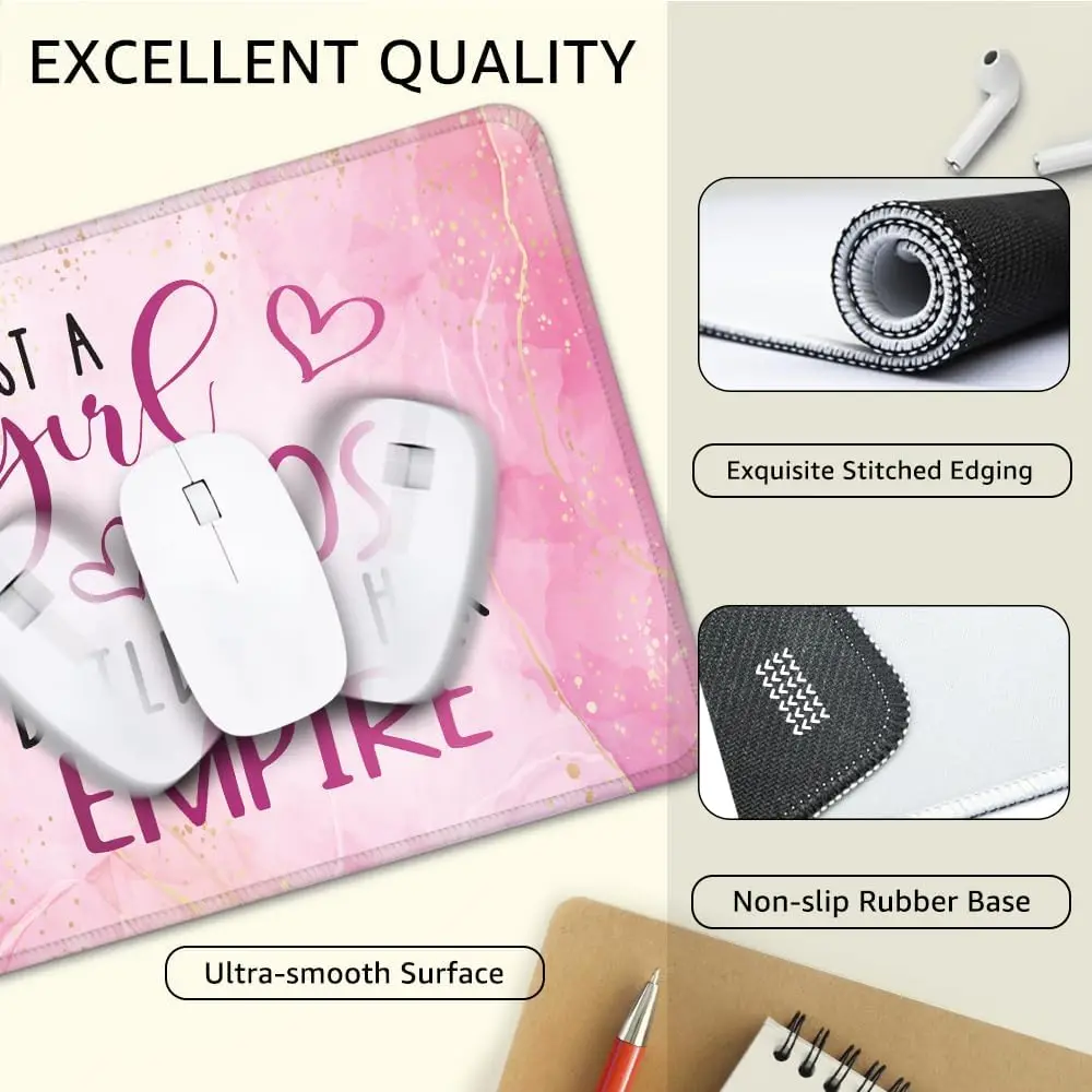 Mouse pad Moderate thickness Non Slip Mouse Pad Gift For Women Female Boss Building Just A Girl