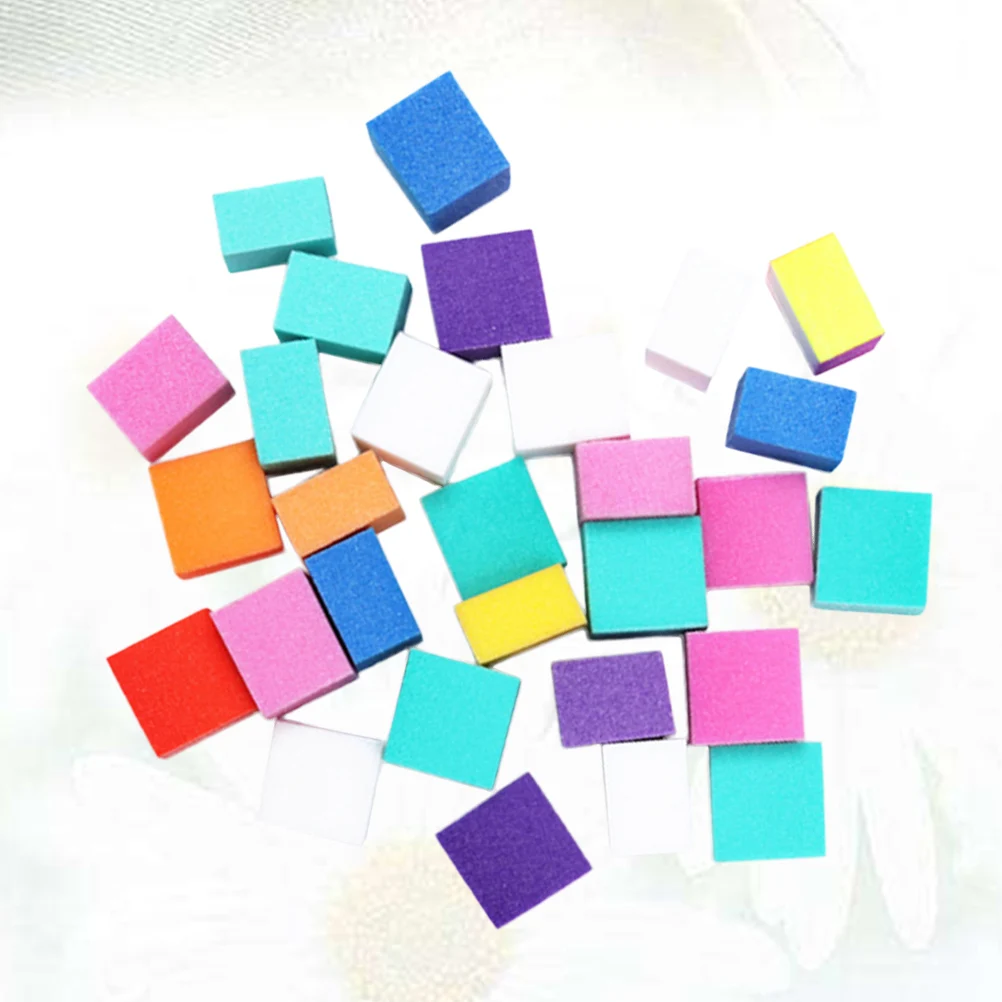 ชุดตะไบฟองน้ำสำหรับทำเล็บมือและเล็บเท้า ช่วยให้เล็บเงางามและเรียบเนียน บล็อกขัดเล็บอย่างอ่อนโยนสำหรับการใช้งาน น้ำยาขัดเงาเล็บ