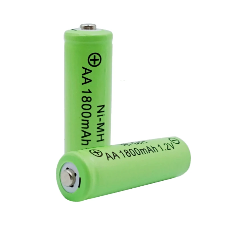 2PCS AA 1.2V rechargeable battery 1800mAh Ni-MH battery suitable for remote control electric small toys alarm clock Replaceable