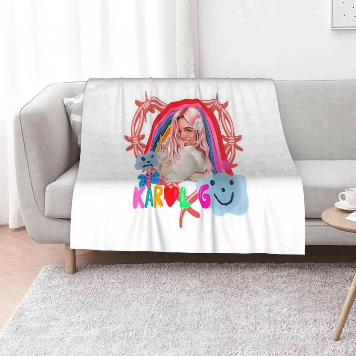 مانانا سيرا بونيتو كارول جي 2023 - كارول سيرينيتا، ما؟ أنا سمر بونيتو، بيكوتا وشم على شكل قلب، أطفال، بطانية رمي بيكوتا كارو