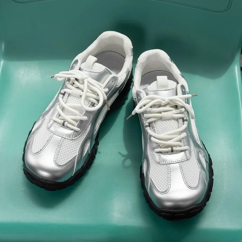 Men's Fashionable Walking Shoe Lightweight and Breathable Sports Shoes Mesh Anti Slip Running Shoe Suitable for Gyms  Workouts