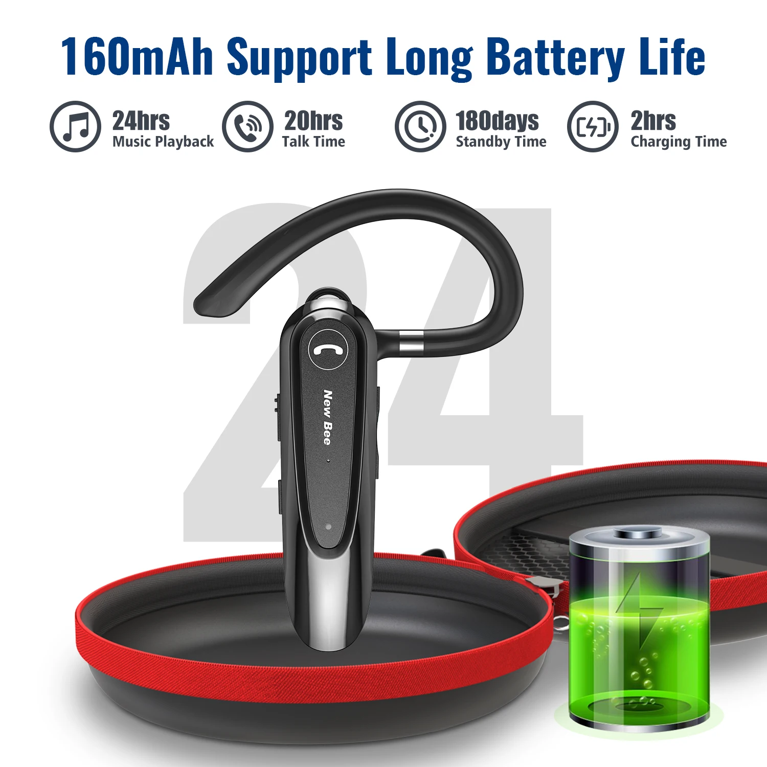 Casque Audio Bluetooth XTREME à Collier Avec Microphone - Neuf - 2850W