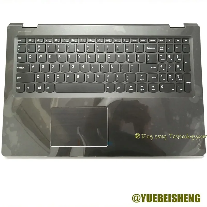 

New/Org For Lenovo FLEX4-15 YOGA 510-15 YOGA 510-15IKB/IKS palmrest US keyboard upper cover Touchpad No backlight