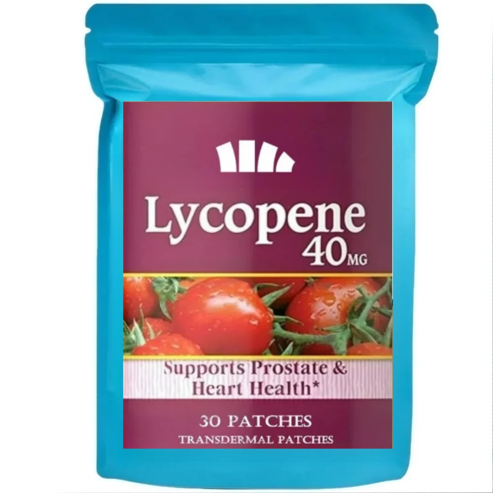 30 Patches Lycopene Healthy Aging Formula - Transdermal Patches Antioxidant, Heart Health