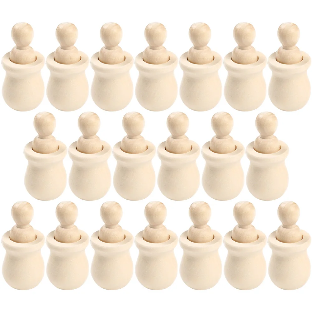 ชุดงานฝีมือไม้ดิบ 20 ชิ้น สำหรับเด็ก ระบายสี สร้างสรรค์ พัฒนาทักษะศิลปะ