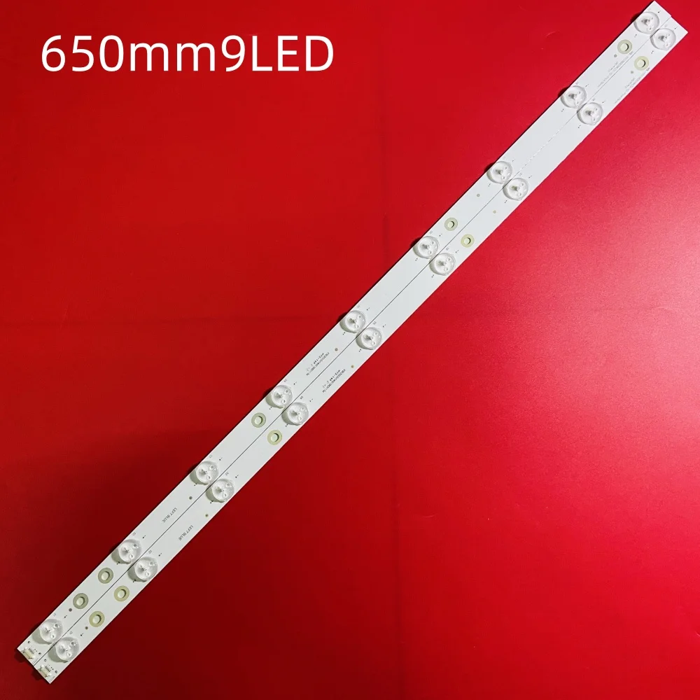 

24pcs New 32 inch 65 inch LCD TV LED light bar Universal LCD backlight LED TV light stick 650 long 9 lights