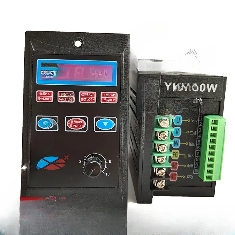 750W Small Simple Inverter Single-Phase Three-Phase 220V Motor Speed Control Motor Controller 400w200w