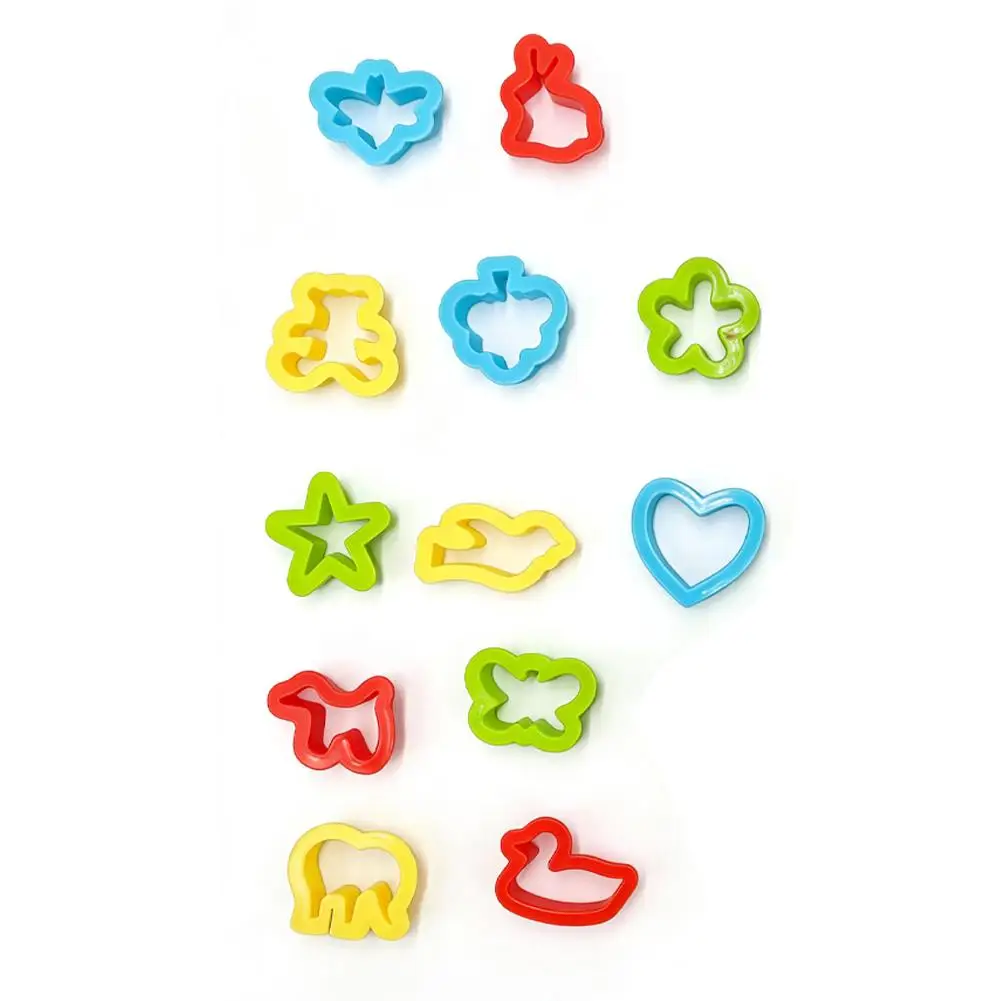 Ferramenta modelo de massa de jogo de plástico kit de ferramentas 3d ferramentas de plasticina 3d conjunto de luxo animais modelo playdough conjunto moldes de argila criança