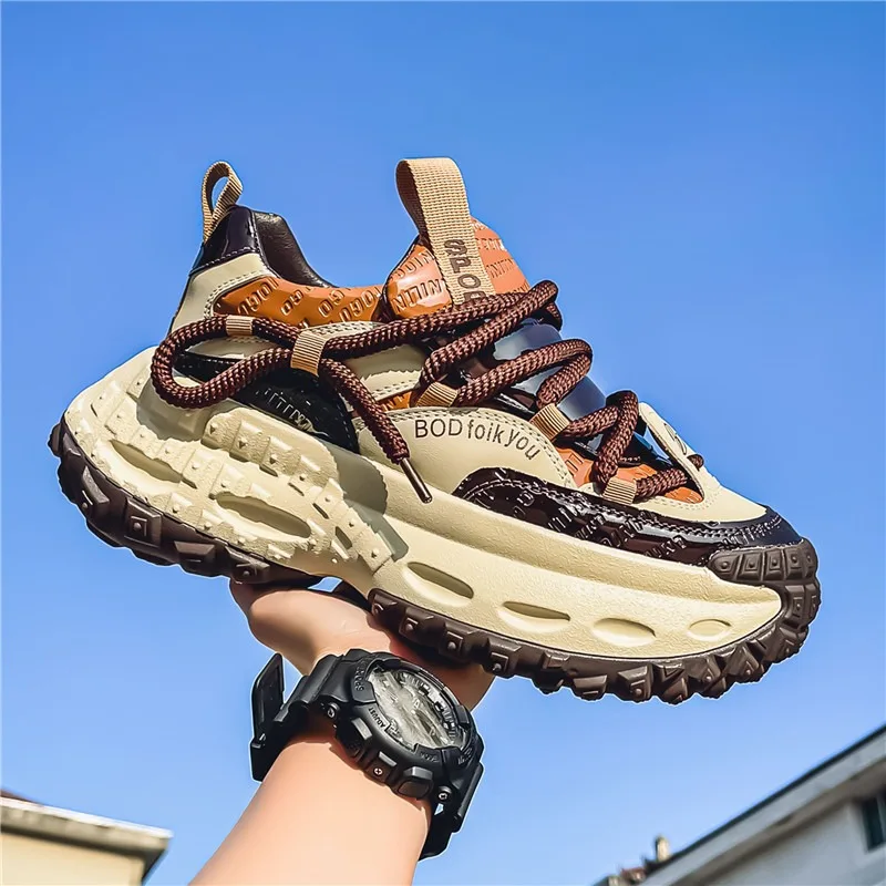 High Quality Men Sneakers Luxury Original Men Lace-up Air-cushion Running Shoes Trendy Hot Sale Man Vulcanized Shoes Zapatillas