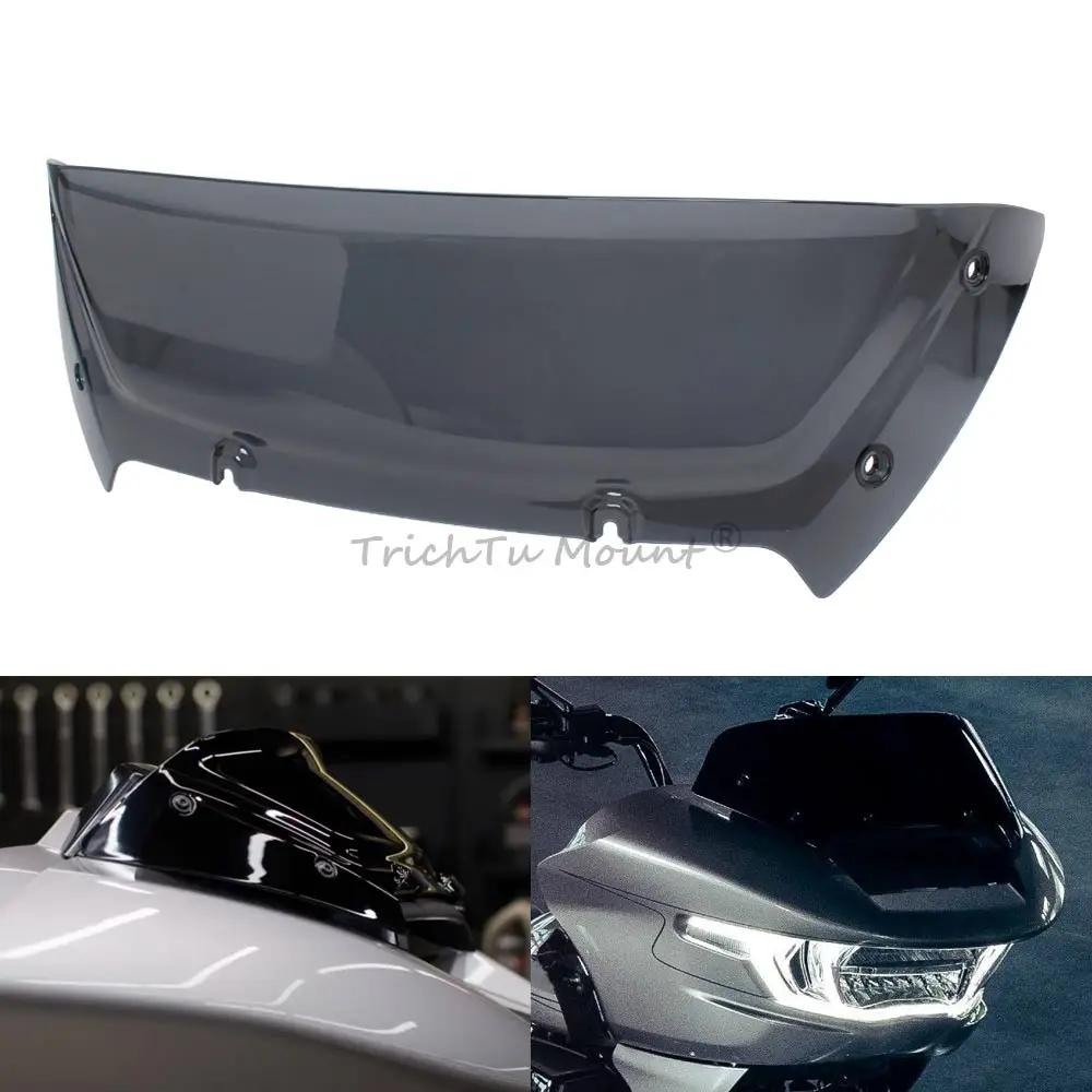 

6.22Inch Smoke Abs Plastic Motorcycle Windshield Fit For Harley-Davidson Road Glide Cvo/Se/St Fltrxse Fltrx Fltrxstse 2023-Later