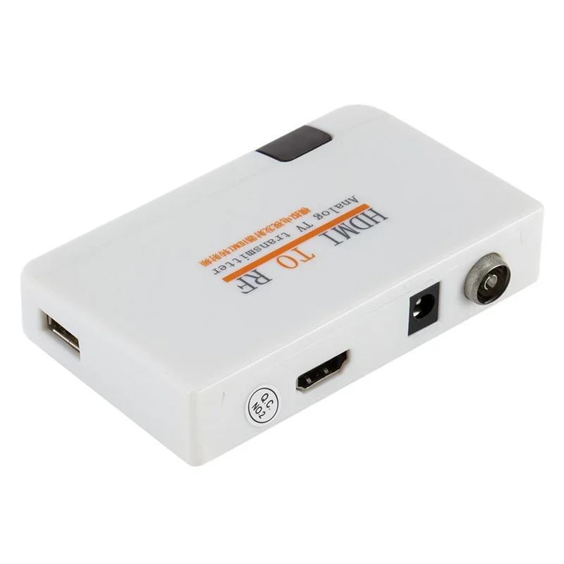 New HDMI to RF Transmitter 1080P TV Digital Signal to Analog Signal Converter Adapter for DVD Computer Game Conole Set-top Box