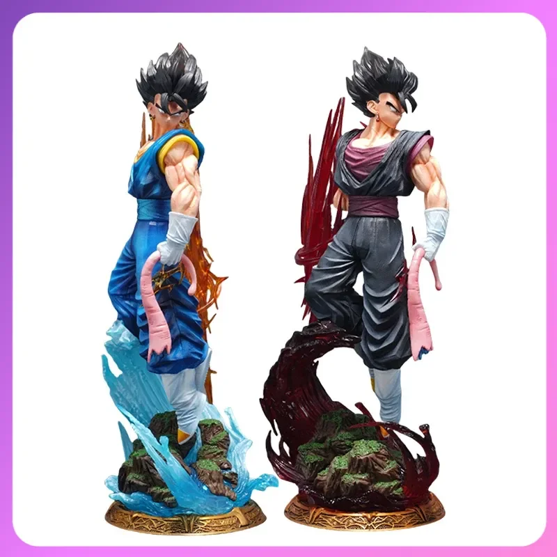 

Фигурка Dragon Ball Yun Qi Vegetto 2.0, 38 см, с 3 сменными головами, коллекционная модель, статуэтка, украшение для рабочего стола, игрушка для фанатов