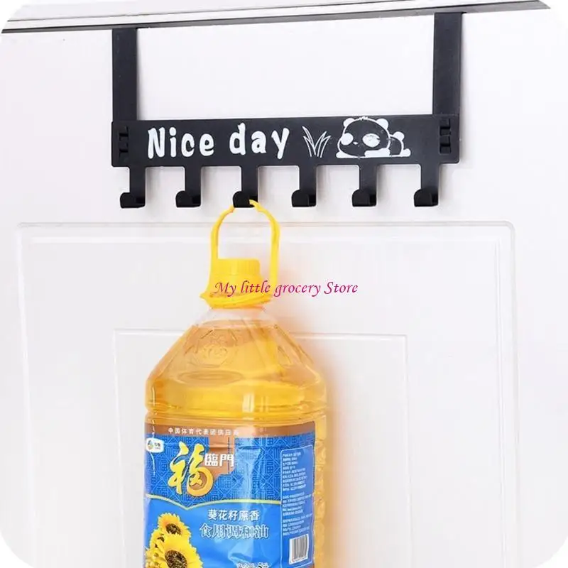 

Removable Plastic Hook Over Door Hook For Walls Easy Installation Damage Resistant Storage Solution Home Use D5BD