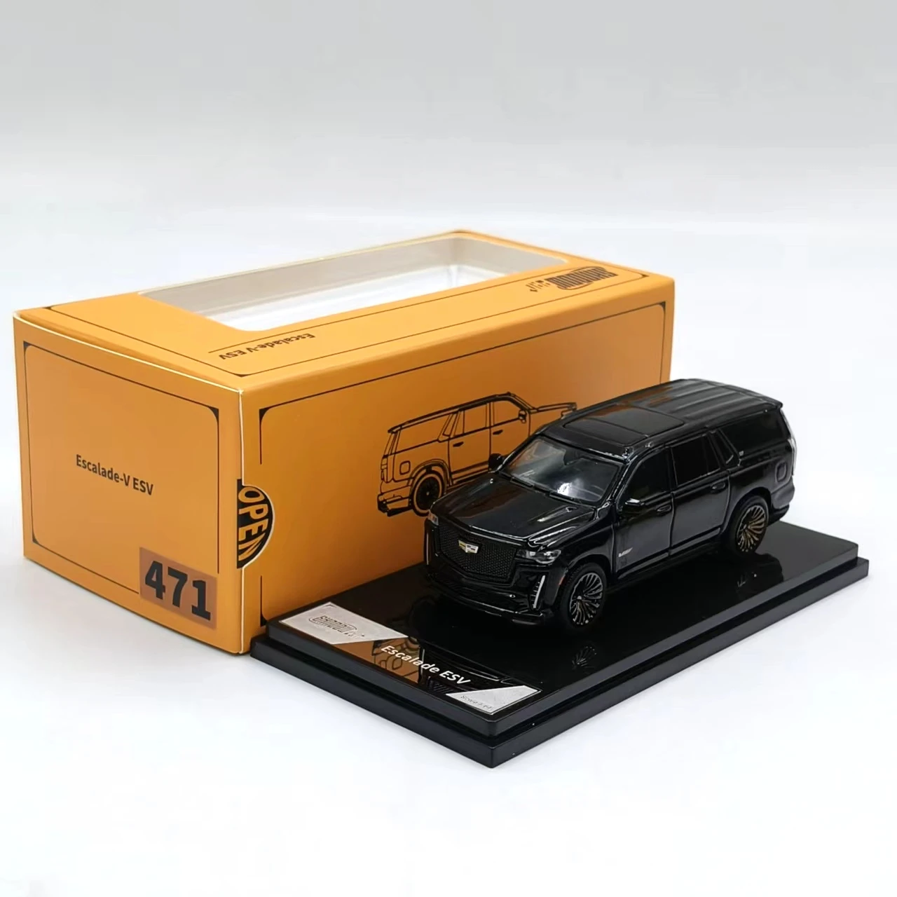 

GCD 1:64 Escalade ESV SUV 2023 Alloy Car Diecasts & Toy Vehicles Car Model Miniature Scale Model Car Toys For Children