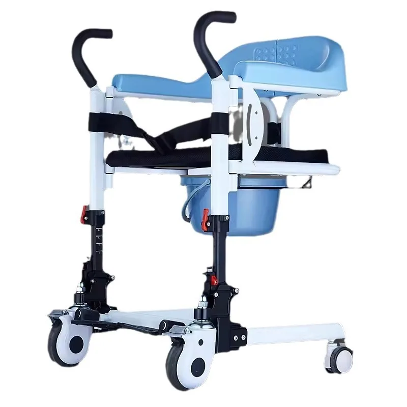 

Multifunctional lifting machine disabled elderly care transfer device sitting toilet bath chair bed rest household wheelchair