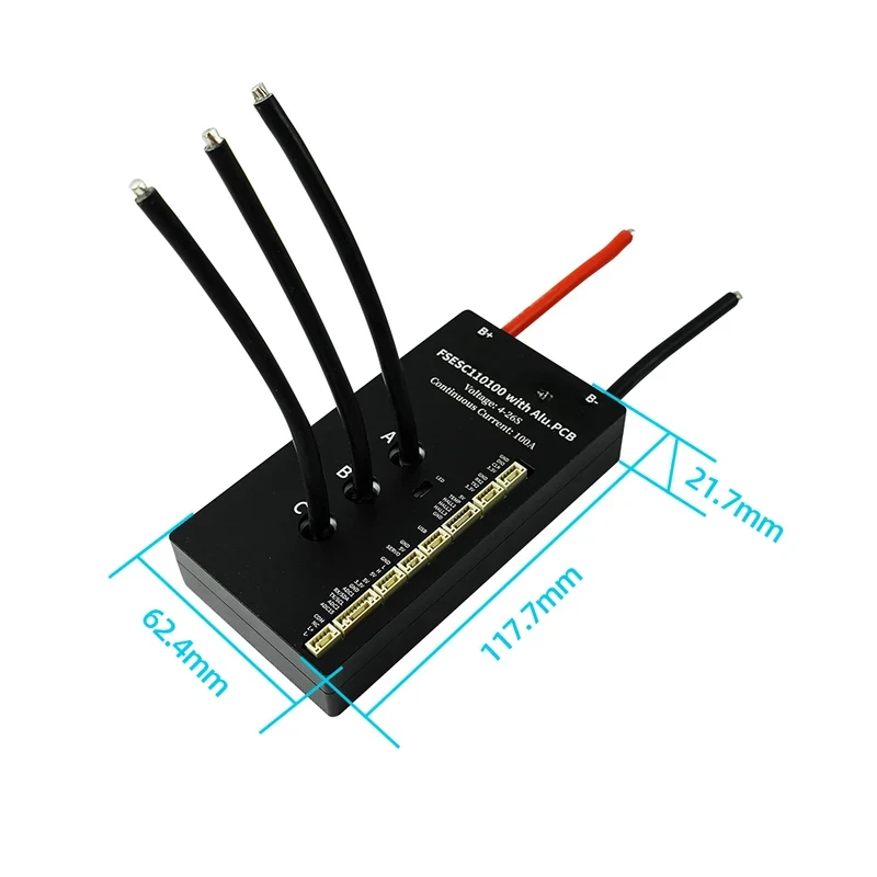 Flipsky FSESC 110100 14- 110V With Aluminum PCB Based On VESC For Fighting Surfboard AGV Robot