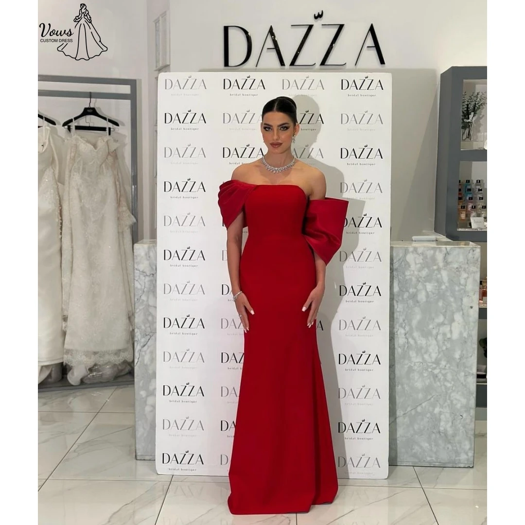 Vows Fishtail Skirt Robes De Cocktail Dresses Candle Luxurious Party Dresses Luxury Evening Dress 2025 Custom Made Satin Cloth