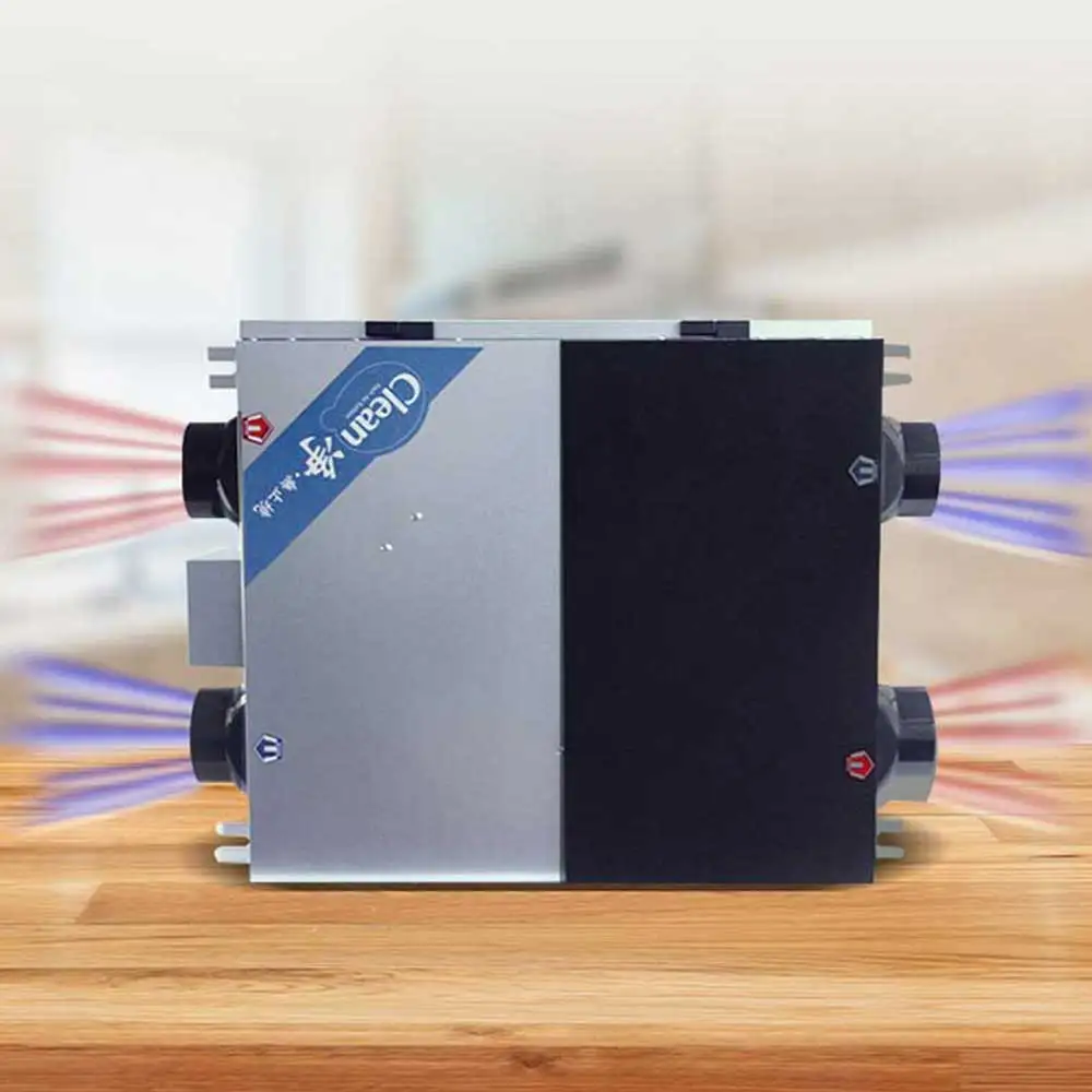 نظام تهوية الهواء المنزلي مبادل حراري تنقية مروحة العادم الصامتة