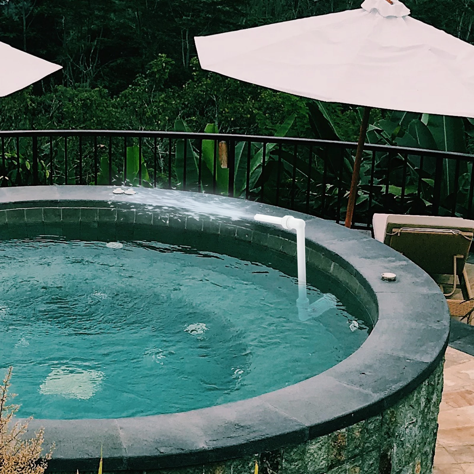 

Swimming Pool Fountain Stand Bracket Accessories Water-fountain Swimming-pool Sprinkle Pipe Holders Fountains Waterfall