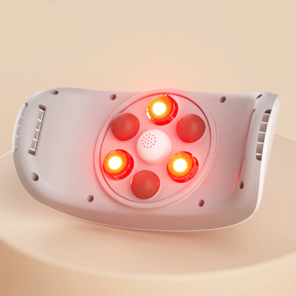

Electric Abdominal Massager Relieves Discomfort Bian Stone Tummy Kneading Instrument 2 Level Automatic for Bloating Constipation