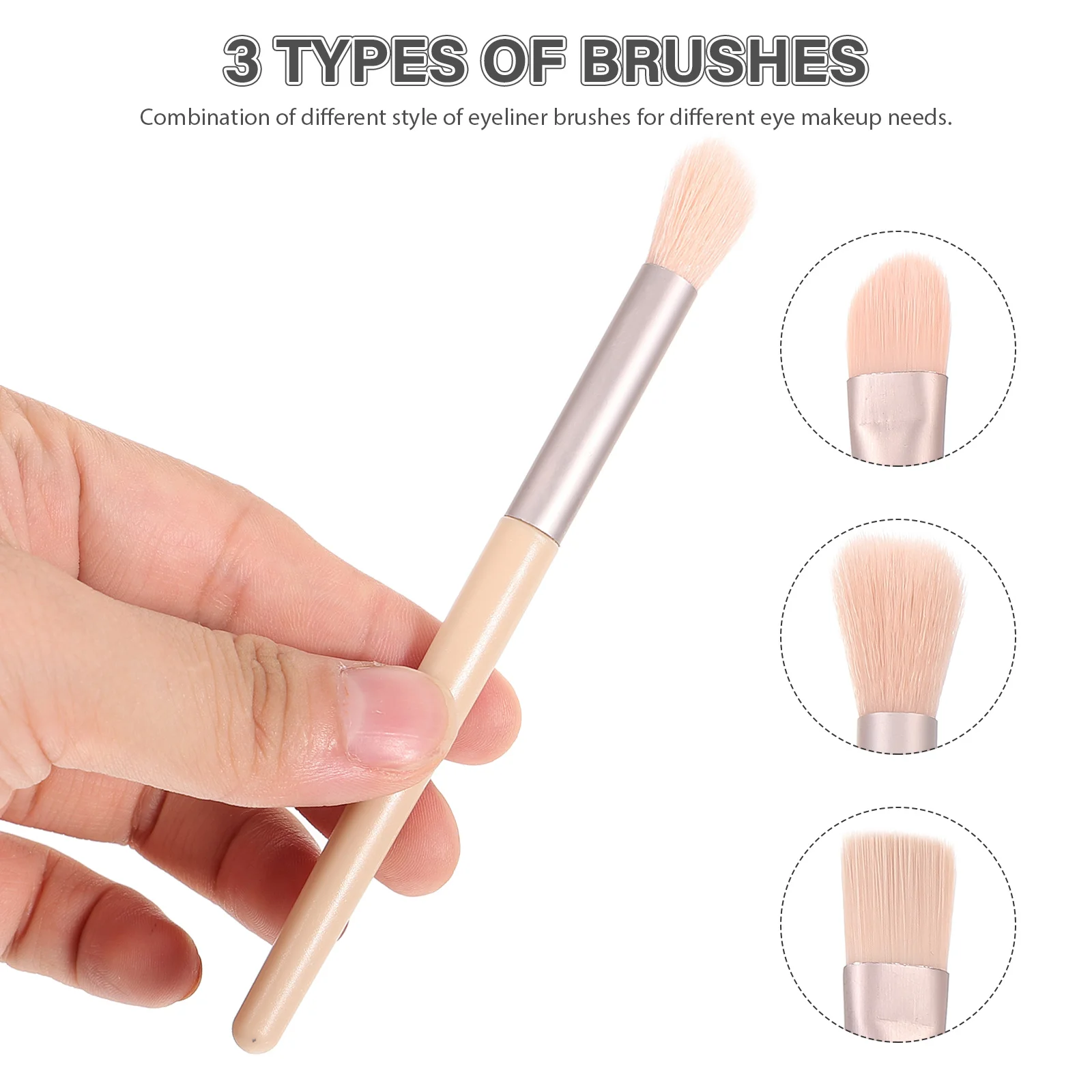 

1 set Soft Bristled Blush Eyeshadow Brushes Pink Fiber Hair Travel Makeup Tool Cosmetics Supplies Women Brush Set