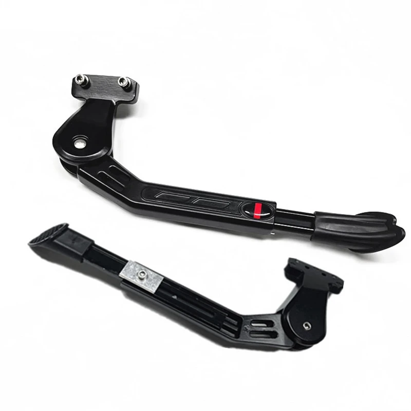 Kickstand sepeda rak parkir sepeda dukungan sepeda dapat diatur standar samping untuk salju/sepeda lipat pengganti