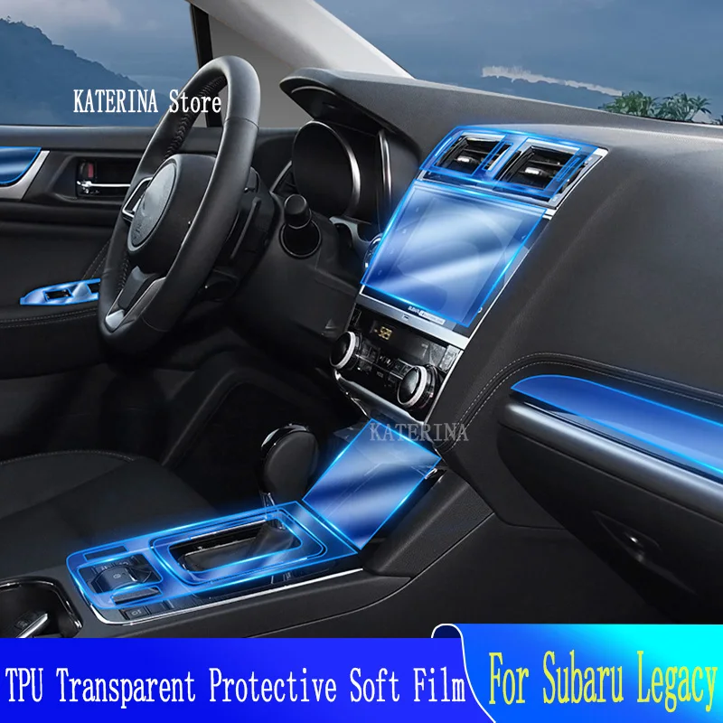 

For Subaru Legacy(2016-2020) Anti-scratch Car Interior Center Console Navigation Transparent TPU Protective Film