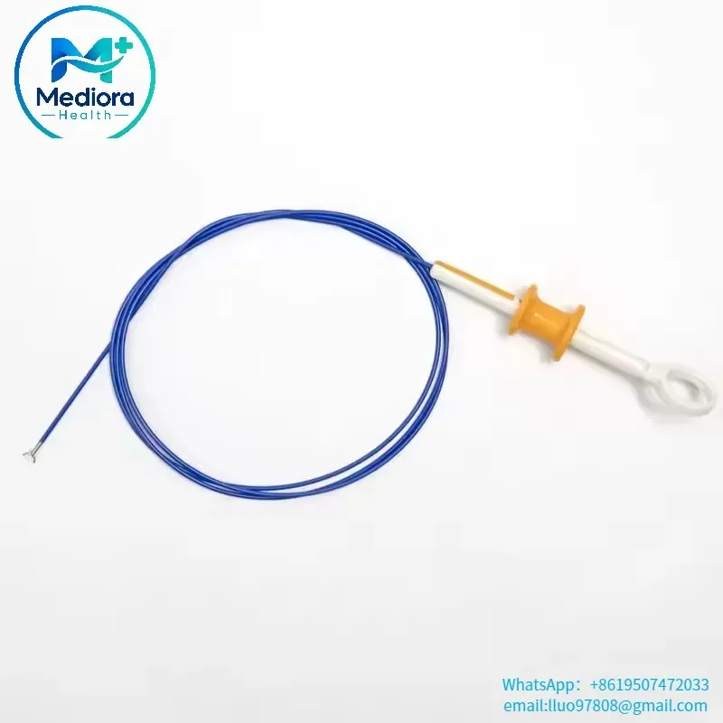 Pinces de préhension endoscopiques stériles jetables de classe II EOS, désinfectantes, flexibles, pour la récupération de corps étrangers en urologie