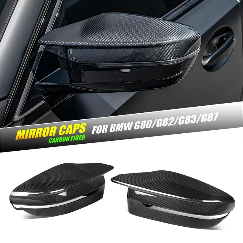 

Real Dry Carbon Fiber Side Mirror Caps Replacement For BMW M3 G80 M4 G82 G83 M2 G87 OEM Style