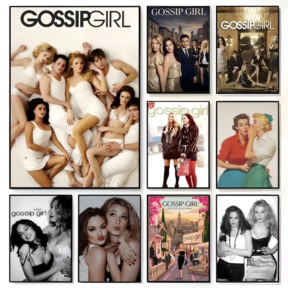 Popular Teen Drama Gossip Girls Poster American Film Mural Home Childrens Room Wall Decor Print