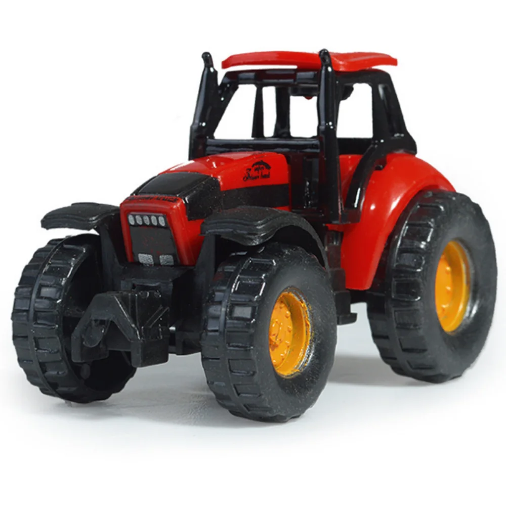 Criança Simulação Inércia Engenharia Car Farmer Car Tractor Veículo Utilitário Modelo Brinquedos Plástico Diecasts Brinquedo Meninos Crianças Presente Brinquedo