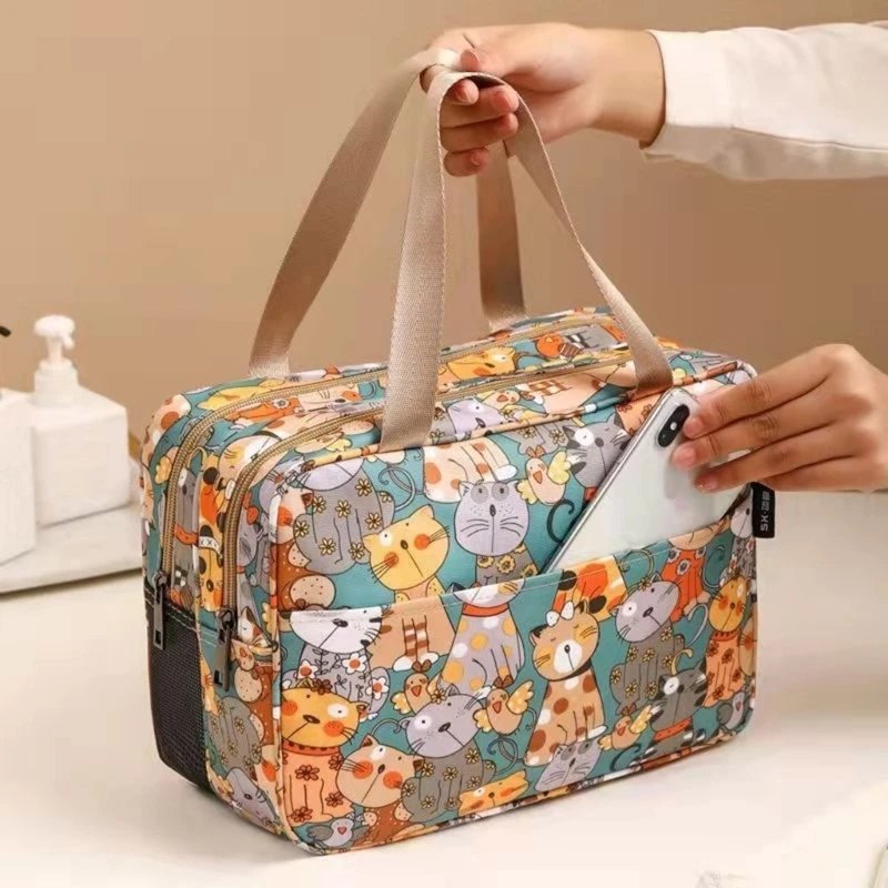 340D Portable Water Resistant Makeup Compartment Design for Long Journeys