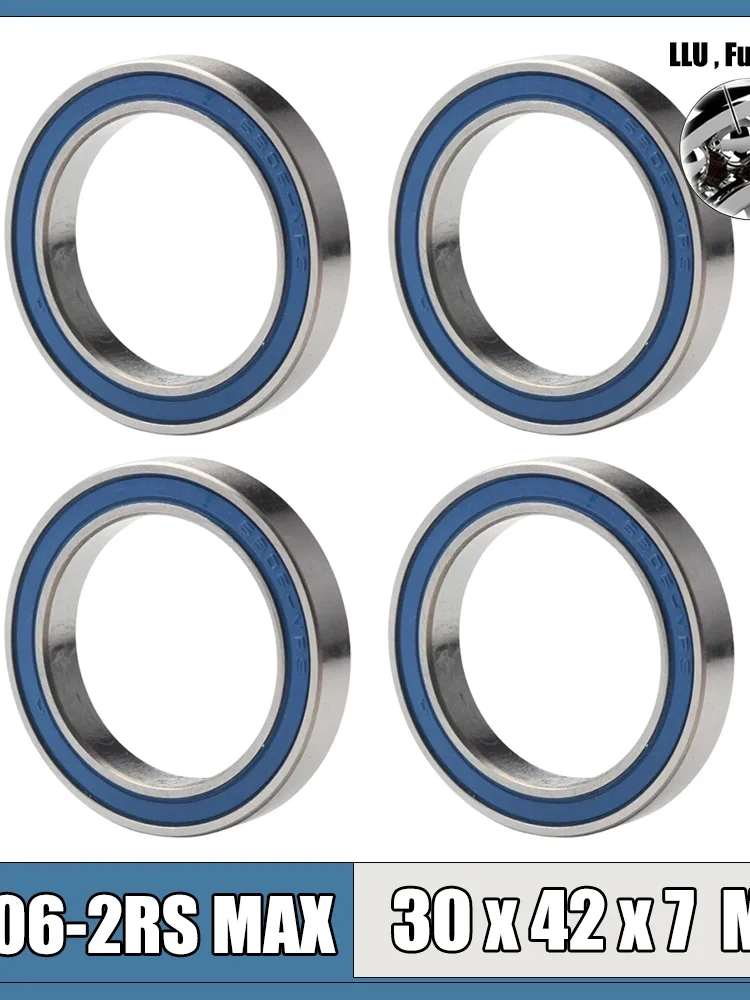 AliExpress NONE 6806-2RSV MAX Bearing 30*42*7 mm 4Pcs Full Balls Bicycle Frame Pivot Repair Parts 6806 2RS RSV Ball Bearings 6806-2RS