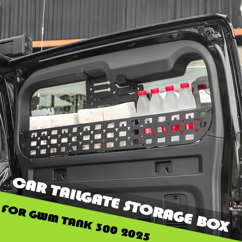 

Автоматический ящик для хранения задней двери, подходит для GWM Tank 300 2025, модифицированный автоматический ящик для хранения заднего стекла, детали для обновления салона автомобиля