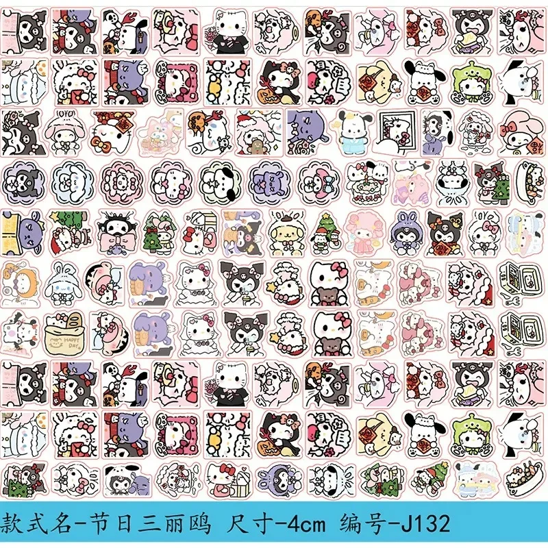 NEW MINISO Laser Anime Parts Key Buckle Kitty Acrylic Accessories DIYSheet Melody Material Cartoon Stickers Acrylic Pendant Part