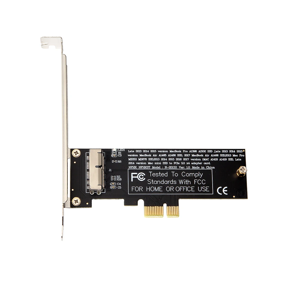 PCI Express Convert Card PCI-E 1X to 12+16 Pin 2013-2017 Mac Pro Air SSD Convert Card for A1493 A1502 A1465 A1466